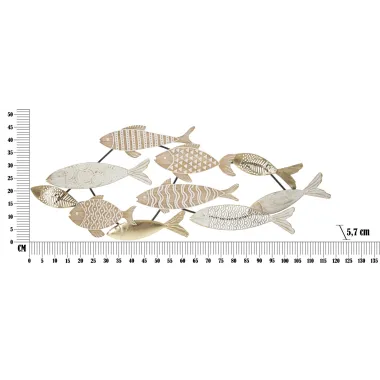 PANEL ŻELAZNY FISHY 118x5,7x46,4 cm